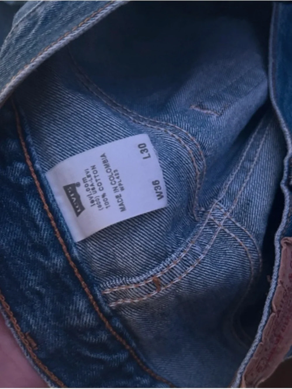 Levi's Men's Relaxed Blue Denim Jeans